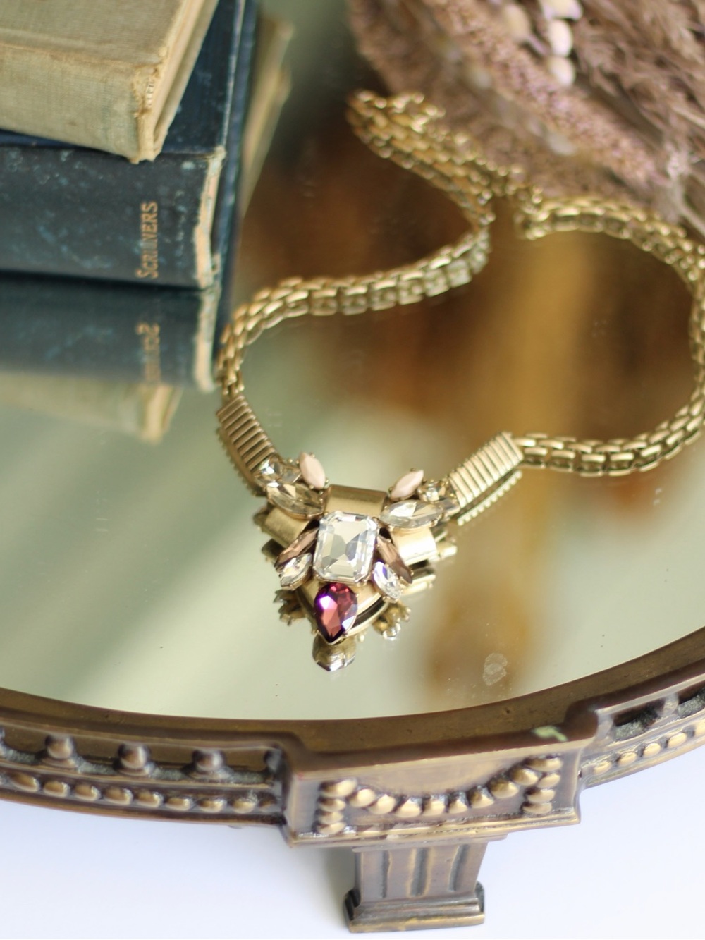 J. Crew | Vintage Mixed Metal Statement Necklace